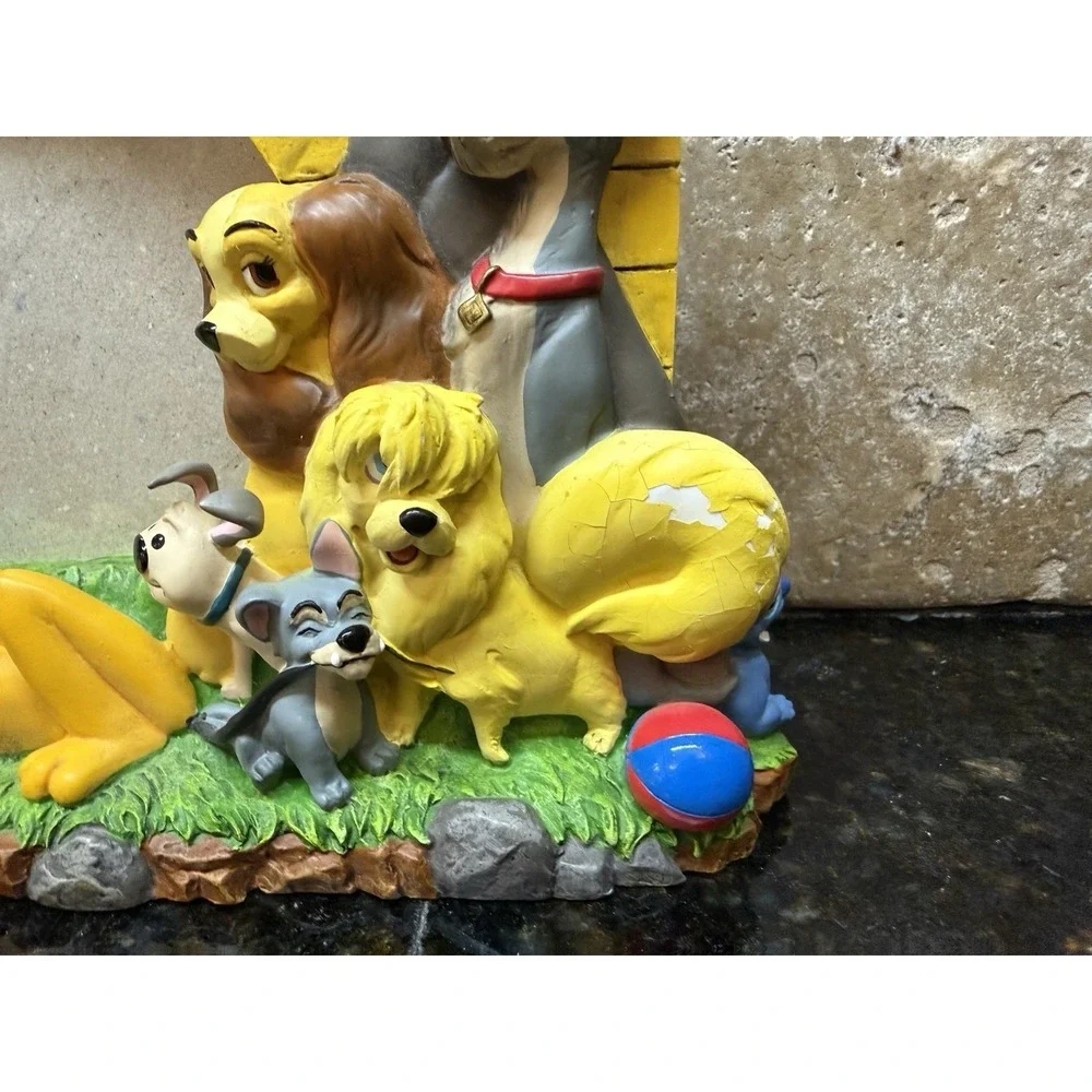 Disney‎ Pets Dogs Photo Picture Frame 3D Lady Tramp Dalmatian Nana Pluto 4x6